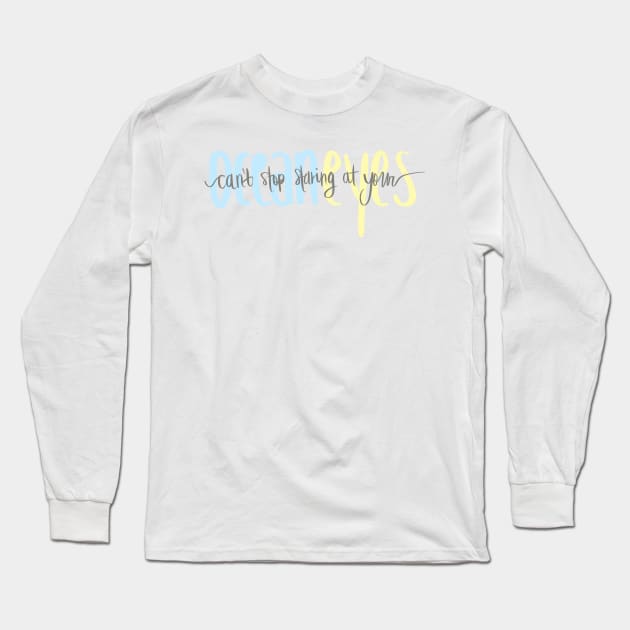 ocean eyes Long Sleeve T-Shirt by AlishaMSchil